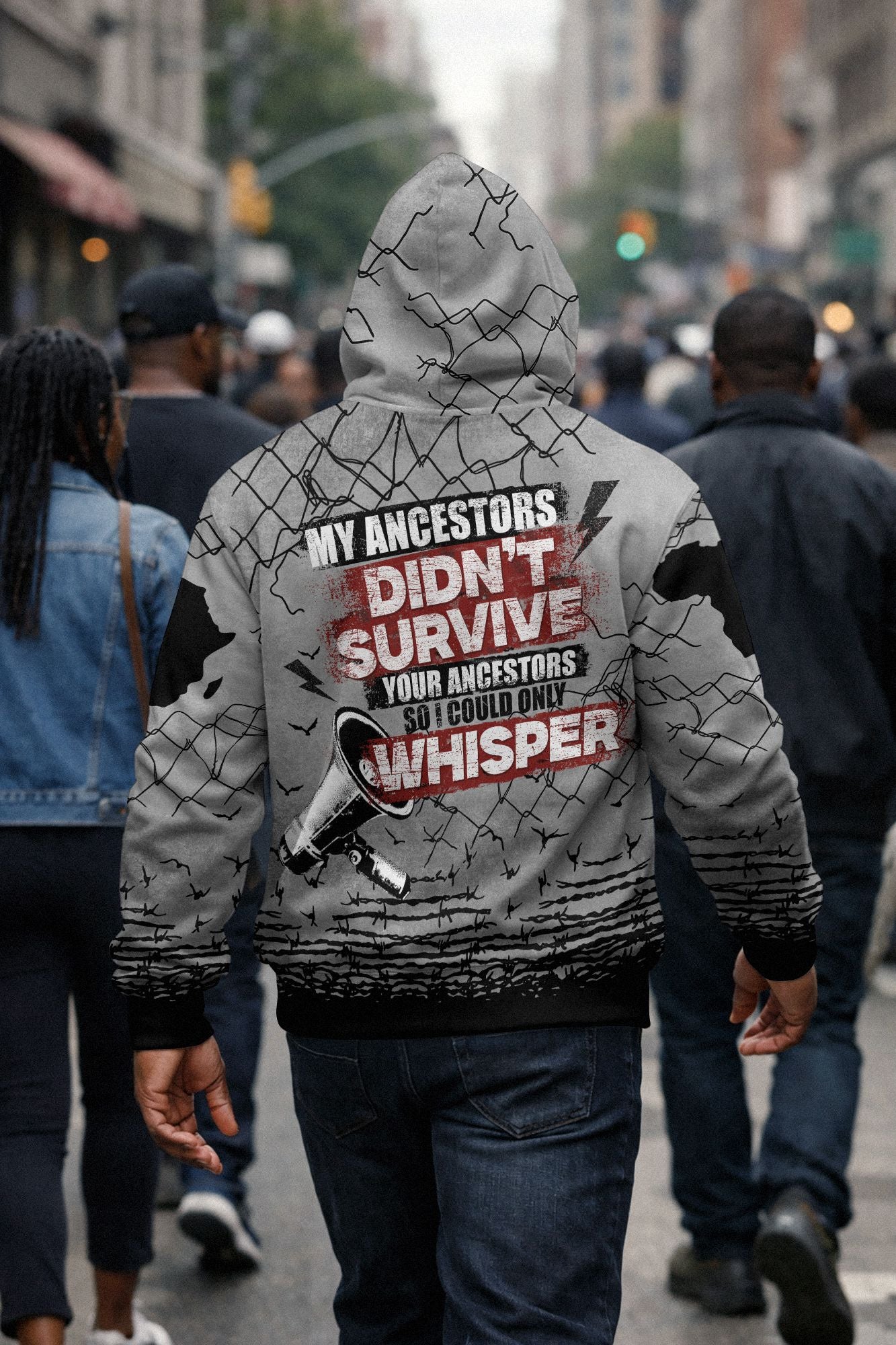 My Ancestors Didn't Survive Your Ancestors So I Could Only Whisper All-over Hoodie Hoodie Tianci 