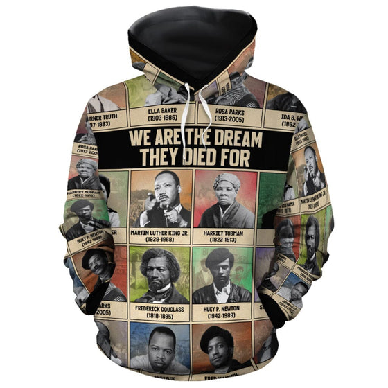 We Are The Dream They Died For All-over Hoodie Hoodie Tianci Pullover S 
