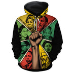 Fists of Freedom All-over Hoodie Hoodie Tianci Pullover S 