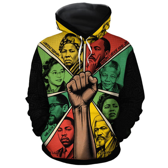 Fists of Freedom All-over Hoodie Hoodie Tianci Pullover S 