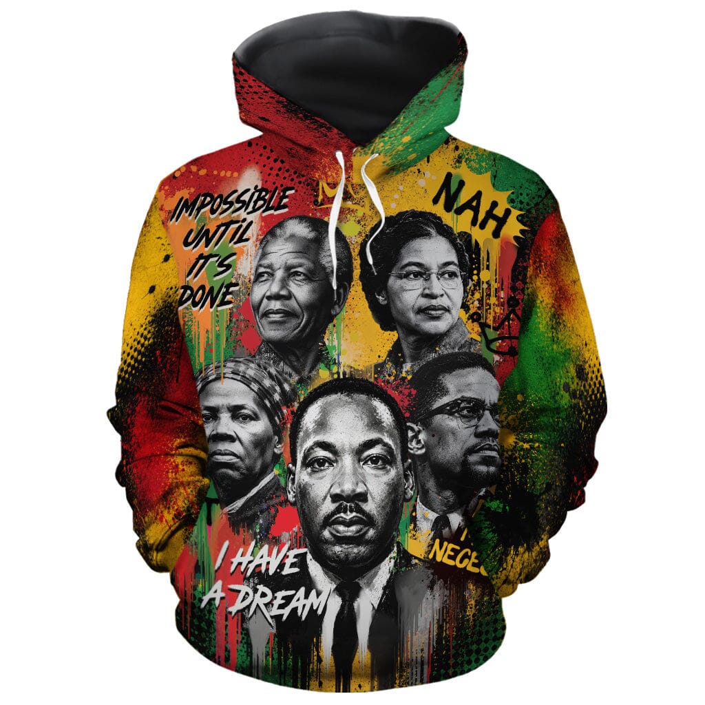 Voices of the Movement All-over Hoodie Hoodie Tianci Pullover S 
