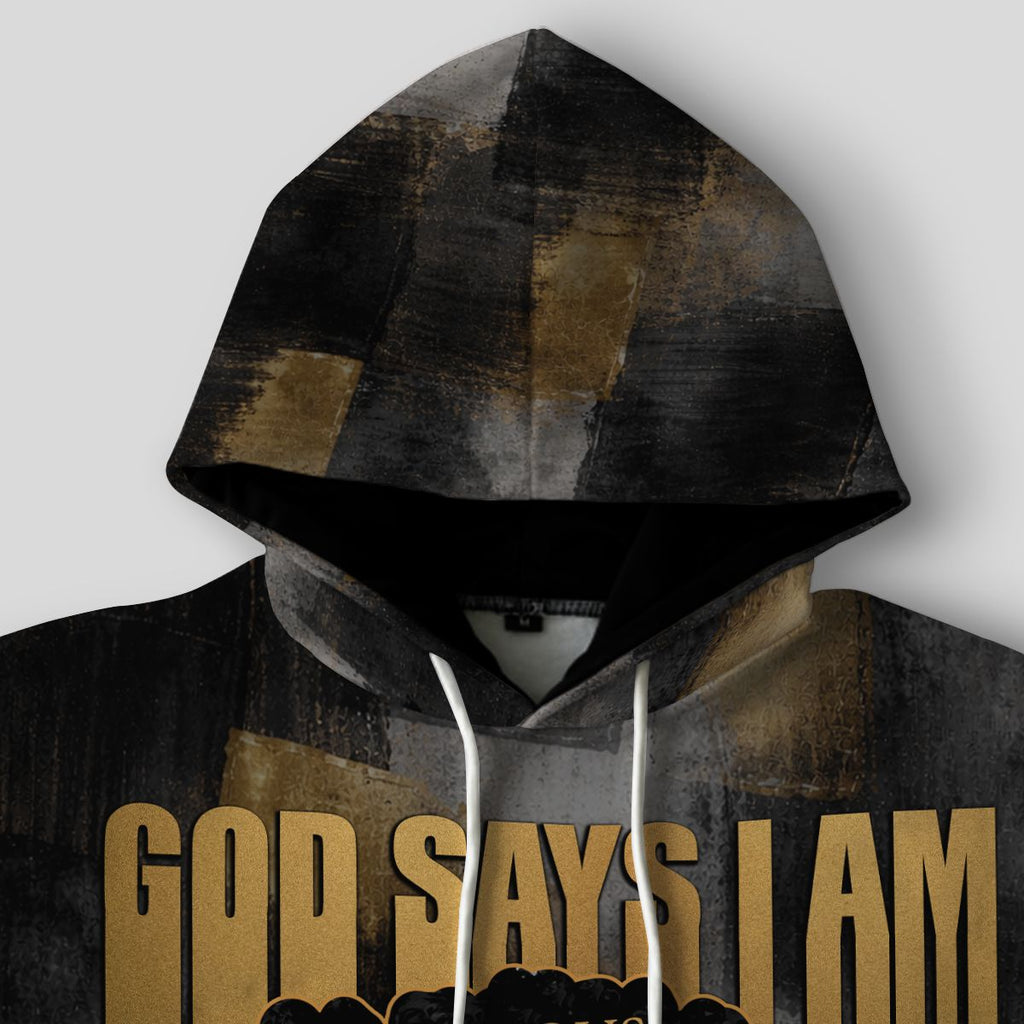 God Say I Am All-over Hoodie Hoodie Tianci 