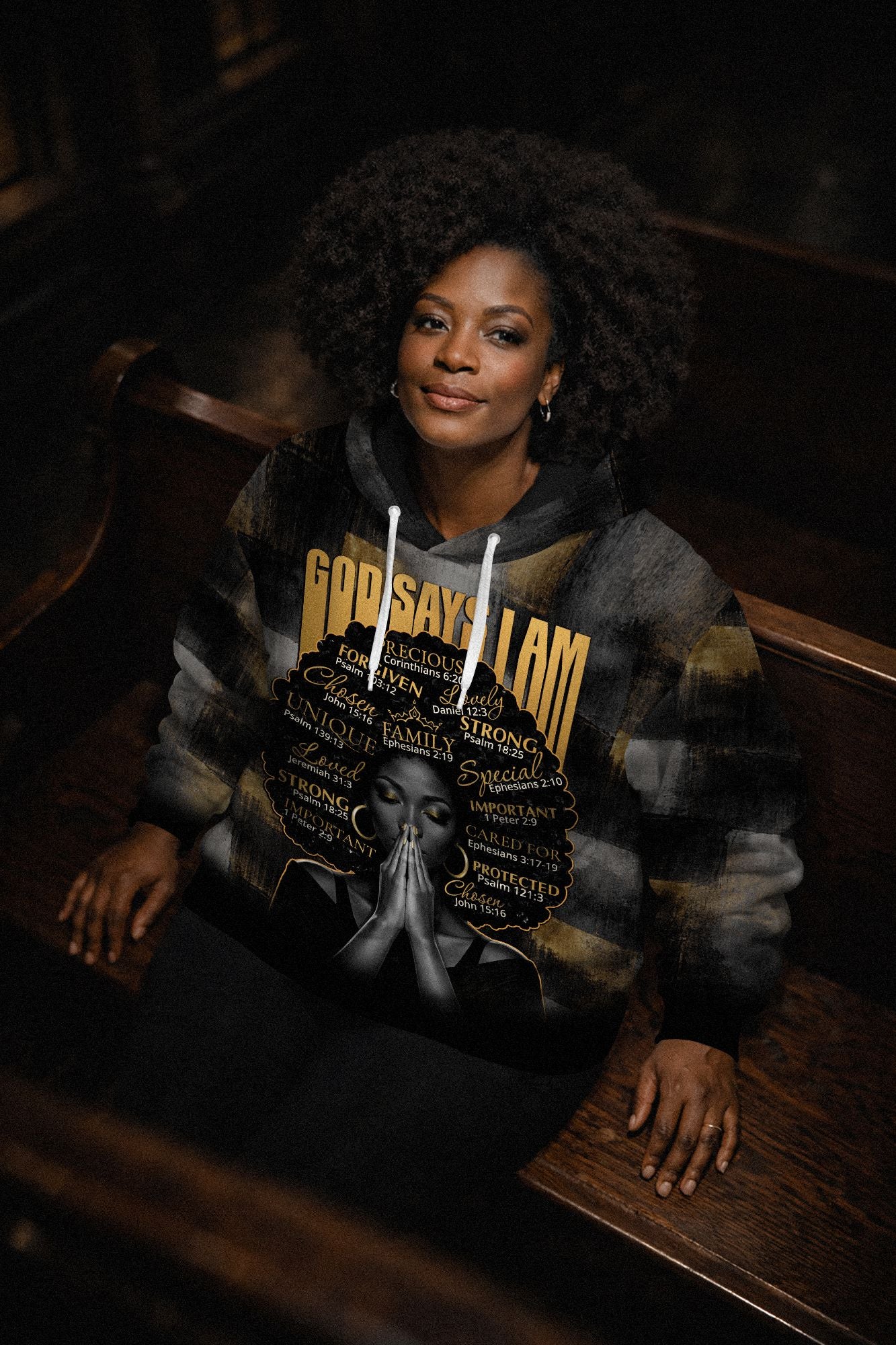 God Say I Am All-over Hoodie Hoodie Tianci 