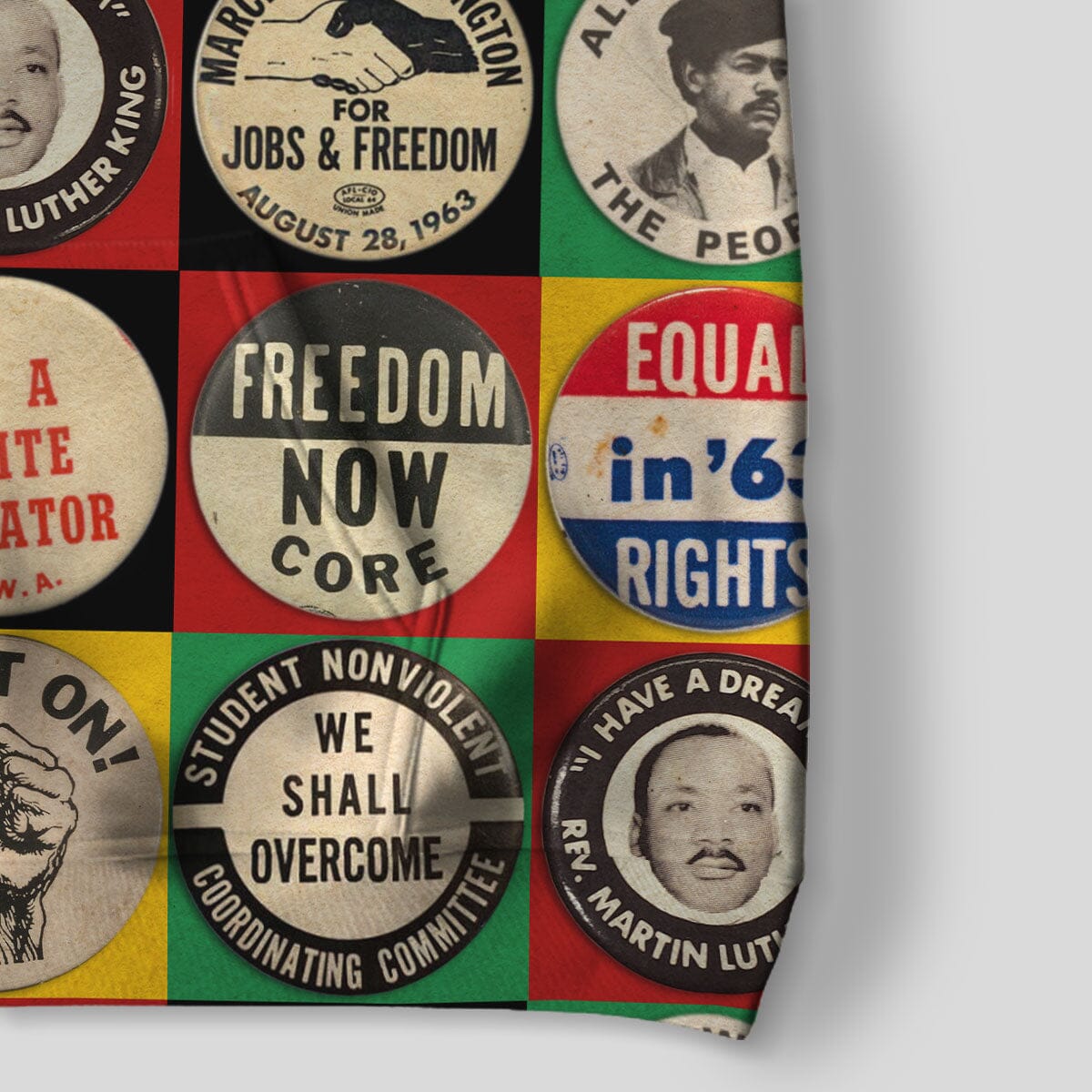 Civil Rights Buttons All-over Hoodie Hoodie Tianci 