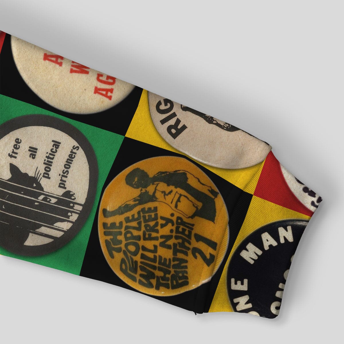 Civil Rights Buttons All-over Hoodie Hoodie Tianci 
