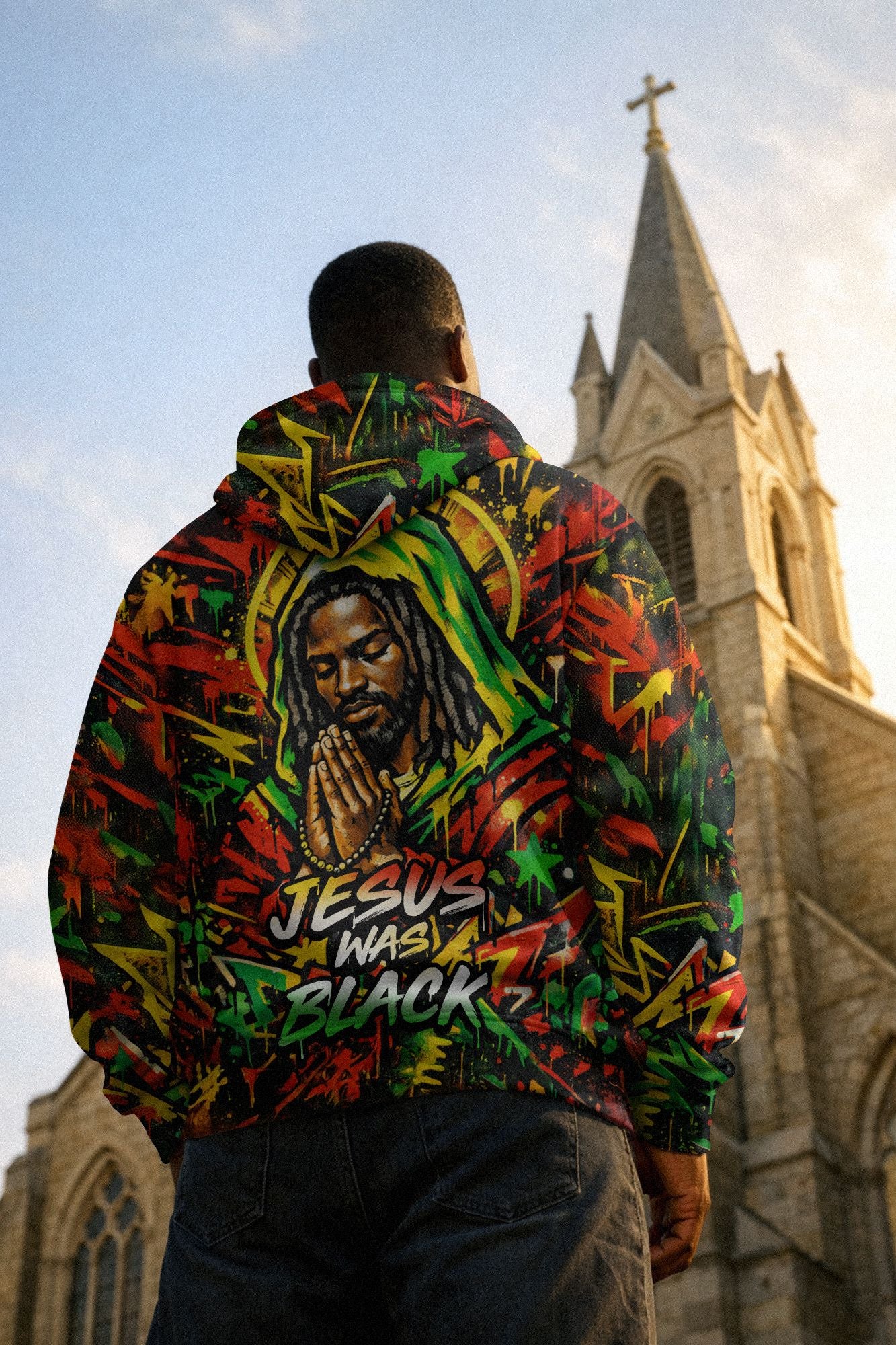 Jesus Was Black All-over Hoodie Hoodie Tianci 