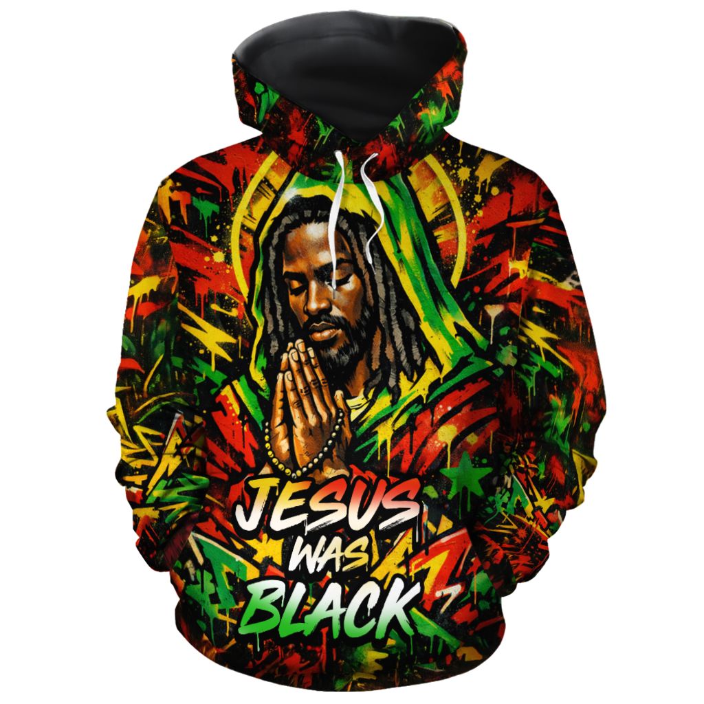 Jesus Was Black All-over Hoodie Hoodie Tianci Pullover S 