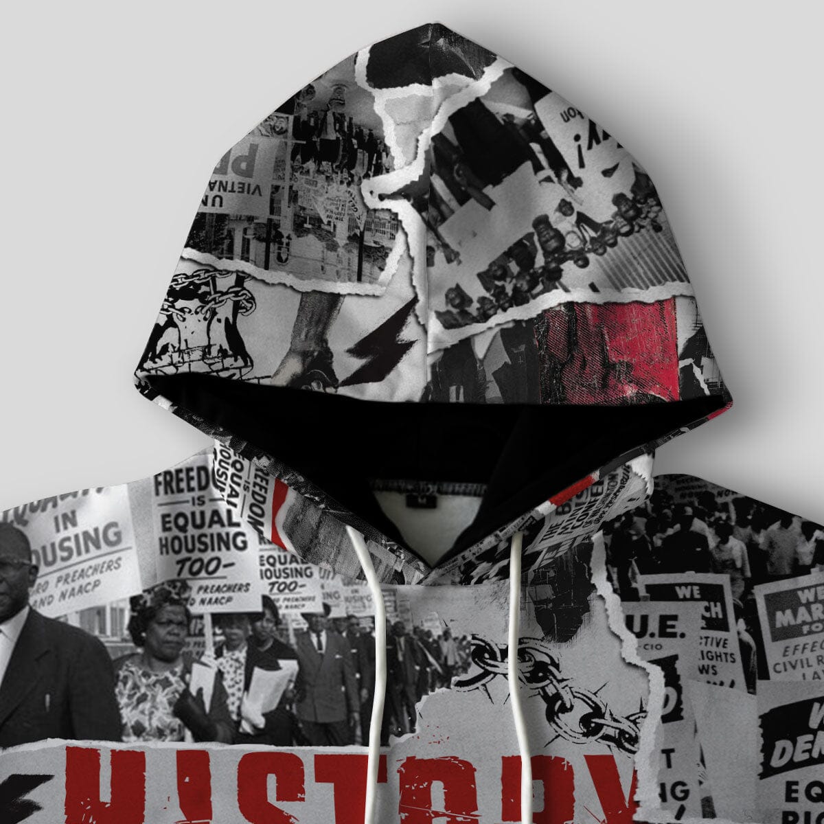 History Without Discomfort Is Propaganda All-over Hoodie Hoodie Tianci 