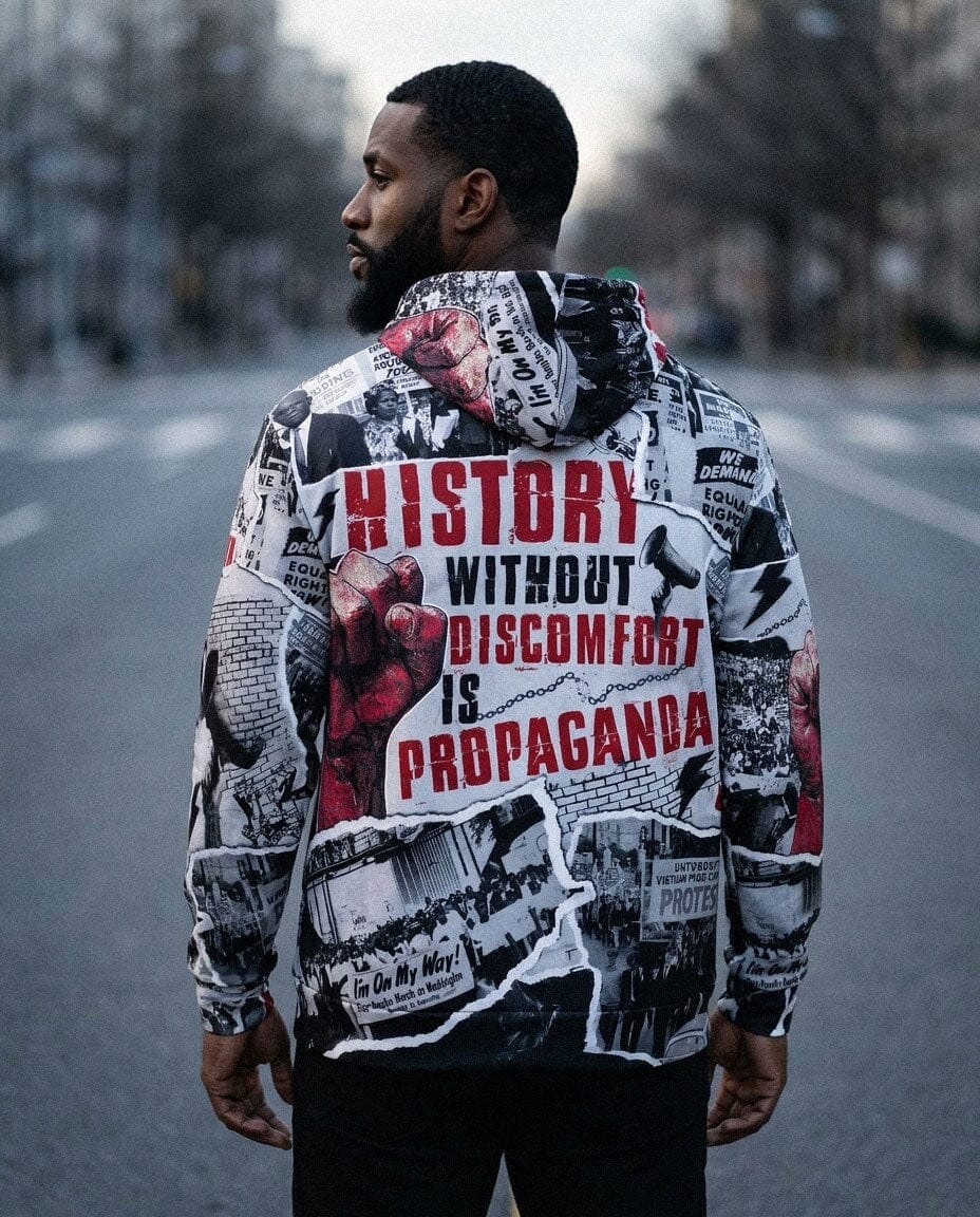 History Without Discomfort Is Propaganda All-over Hoodie Hoodie Tianci 