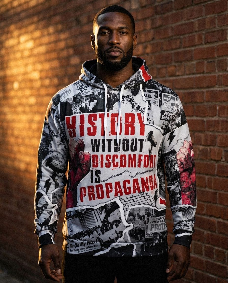 History Without Discomfort Is Propaganda All-over Hoodie Hoodie Tianci Pullover S 