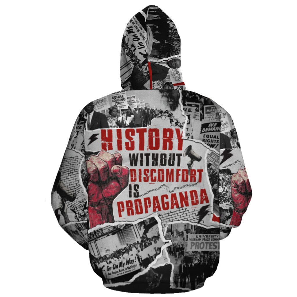 History Without Discomfort Is Propaganda All-over Hoodie Hoodie Tianci 