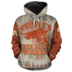 People's Free Food Program All-over Hoodie Hoodie Tianci Pullover S 