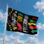 Happy Juneteenth Day House Flag House Flag Tianci 
