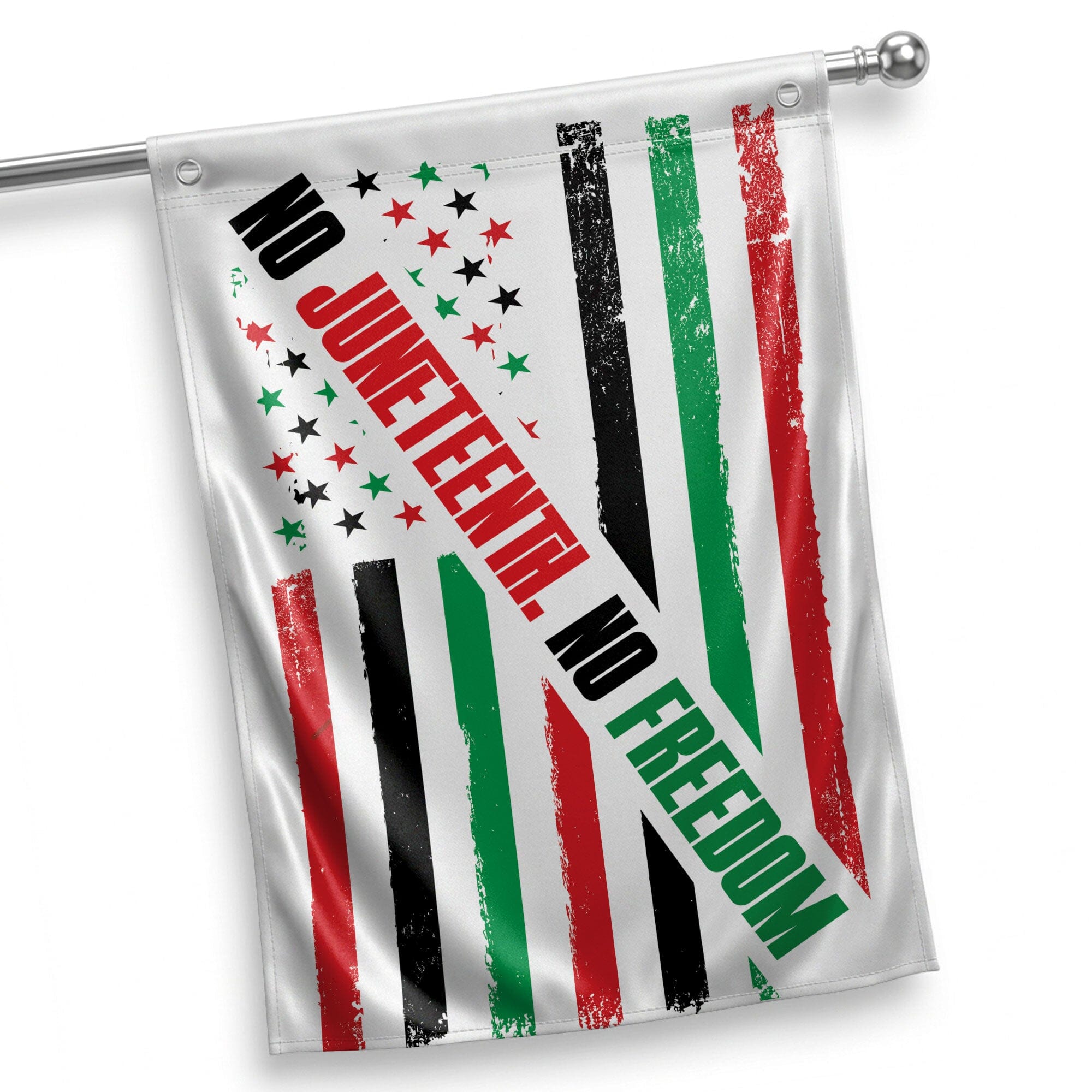 No Juenteenth No Freedom House Flag House Flag Tianci 