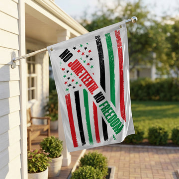 No Juenteenth No Freedom House Flag House Flag Tianci 35" X 59" (88.9x149.9CM) 