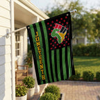 Juneteenth House Flag House Flag Tianci 35" X 59" (88.9x149.9CM) 