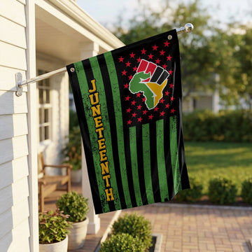 Juneteenth House Flag House Flag Tianci 35" X 59" (88.9x149.9CM) 