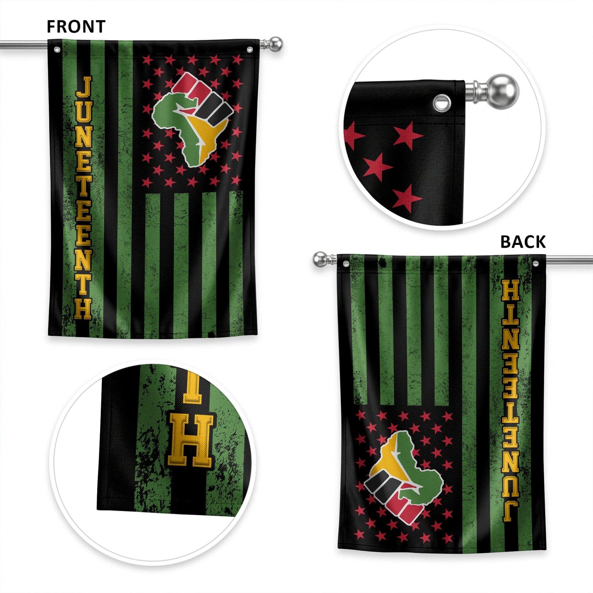 Juneteenth House Flag House Flag Tianci 