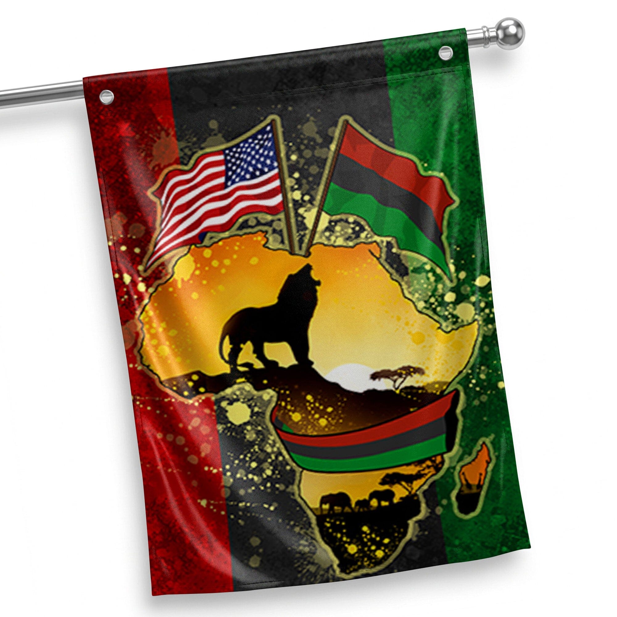 2 Flags House Flag House Flag Tianci 