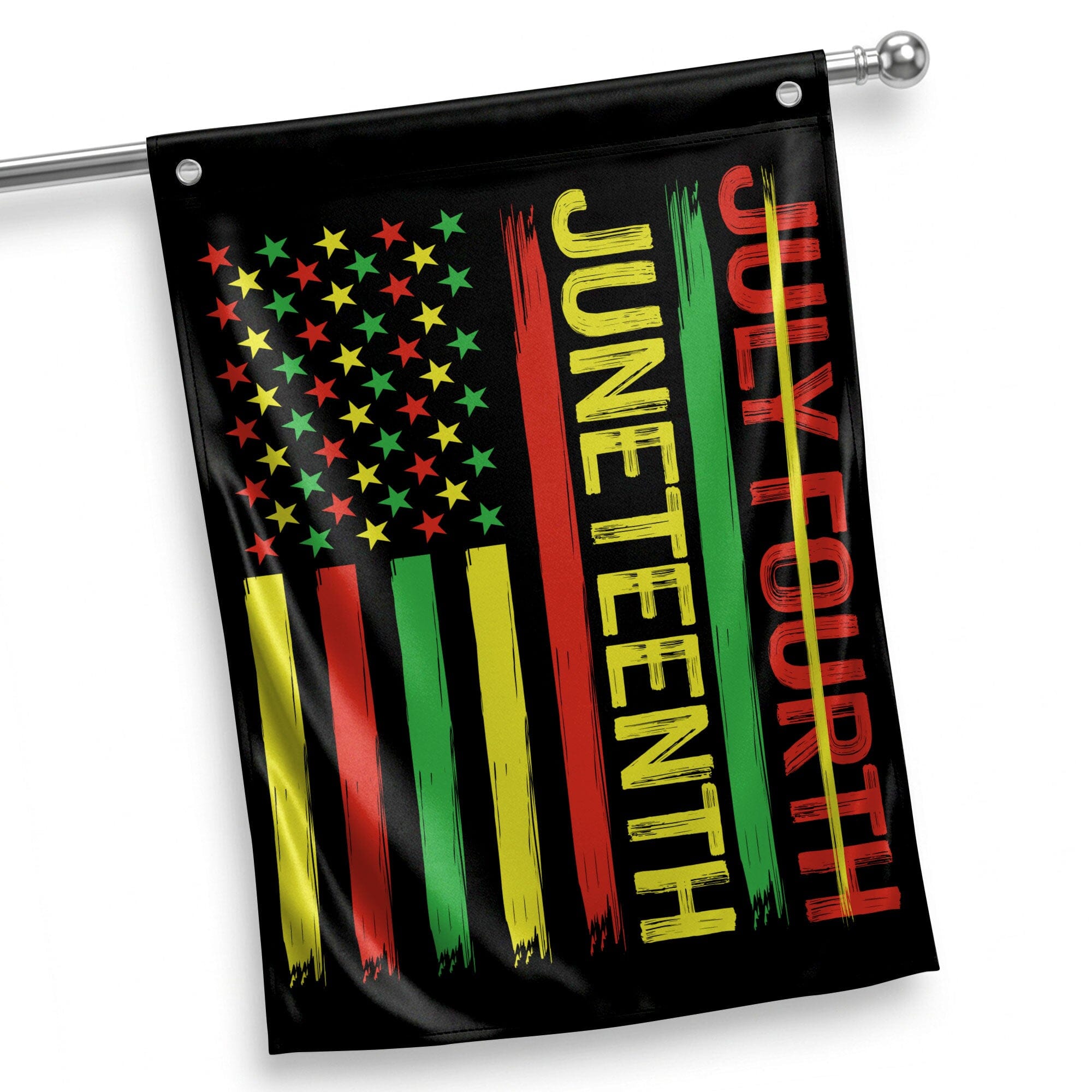 Not July Fourth - Juneteenth House Flag House Flag Tianci 