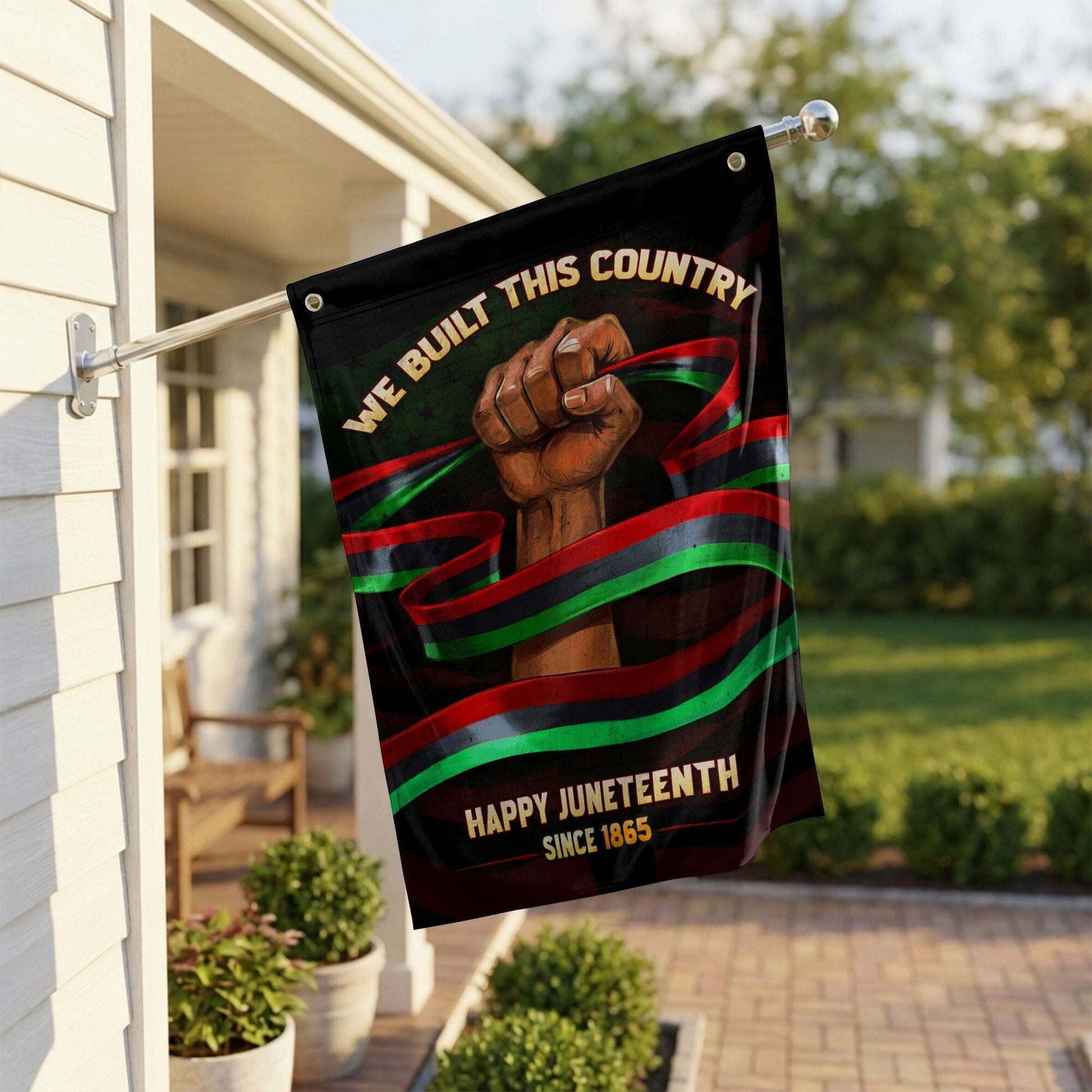 We Built This Country House Flag House Flag Tianci 