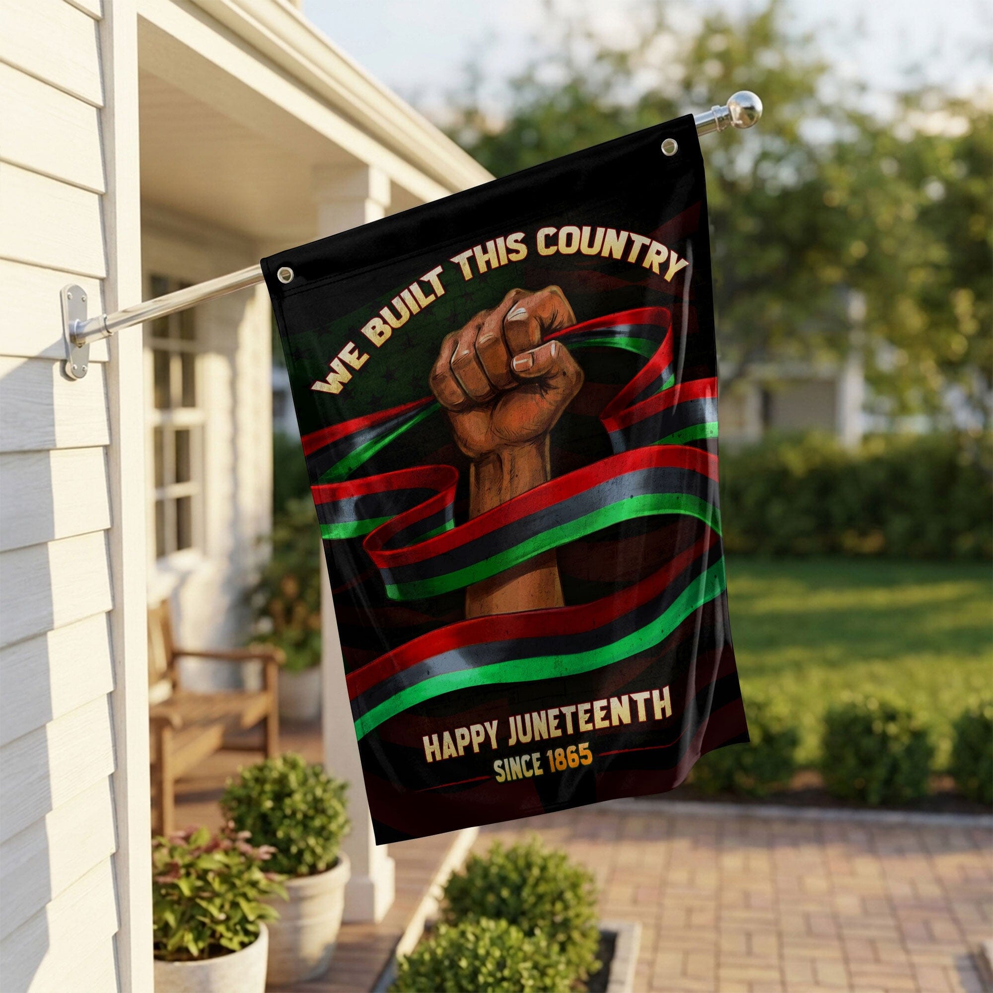 We Built This Country House Flag House Flag Tianci 