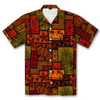 Bogolan Sunset Hawaiian Shirt Hawaiian Shirt Tianci 