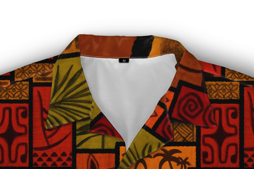Bogolan Sunset Hawaiian Shirt Hawaiian Shirt Tianci 