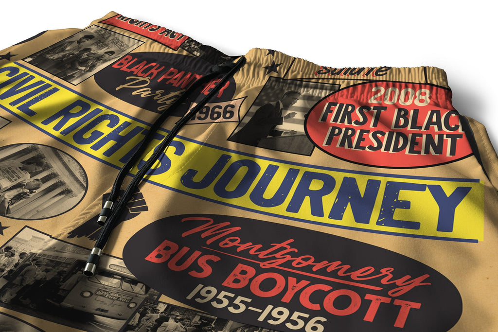 Civil Rights Events in 50s Style Shorts Shorts Tianci 