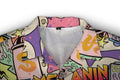 Hip Hop Graffiti Art Linen Hawaiian Shirt Hawaiian Shirt Tianci 