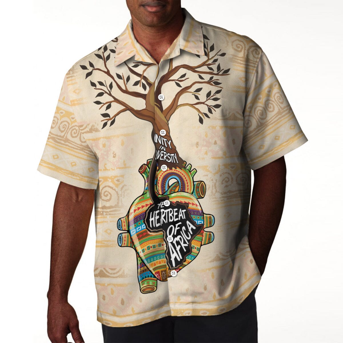 Unity In Diversity The Heartbeat Of Africa Linen Hawaiian Shirt Hawaiian Shirt Tianci 