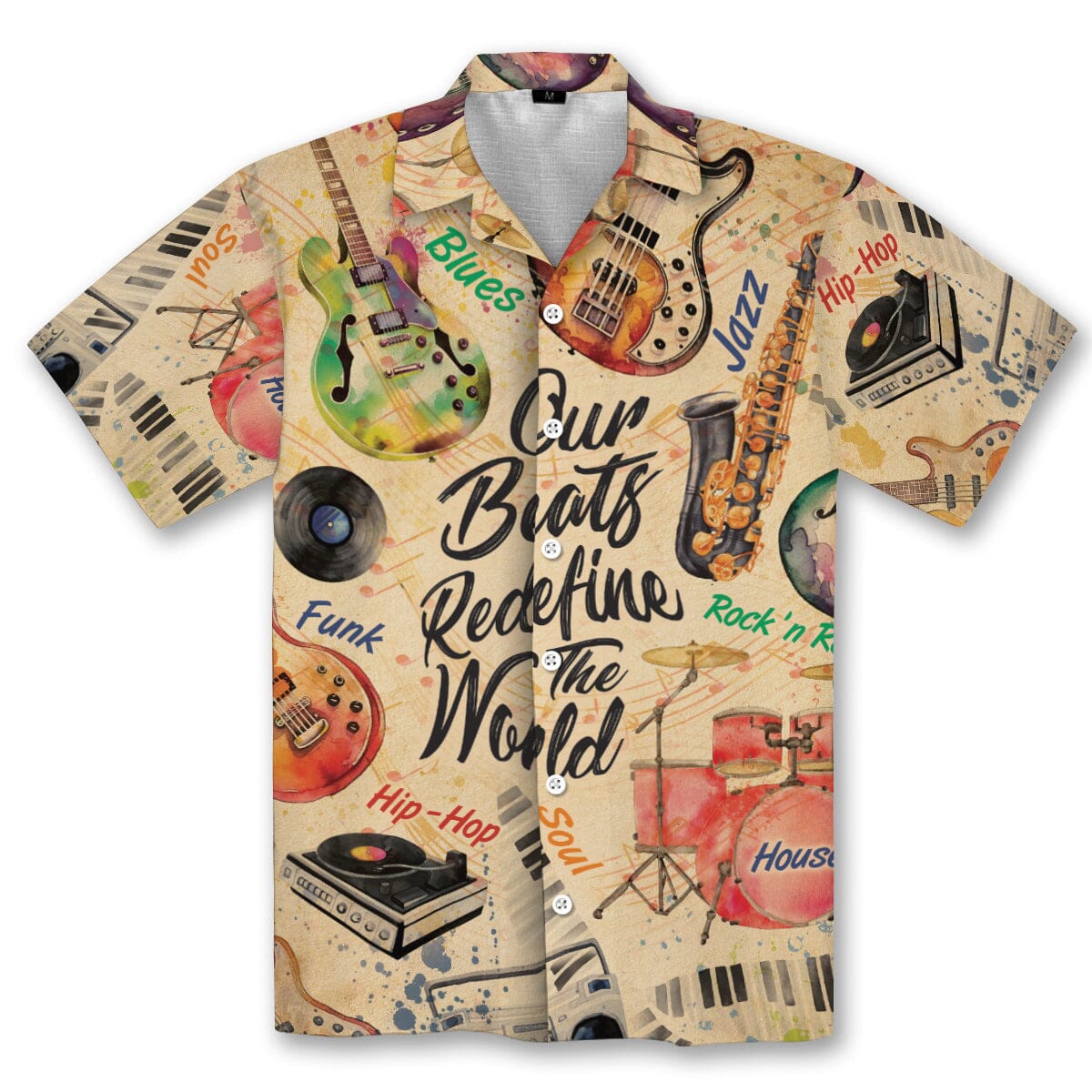 Our Beats Redefine The World Linen Hawaiian Shirt Hawaiian Shirt Tianci 