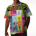 Black Inventions Linen Hawaiian Shirt Hawaiian Shirt Tianci 