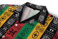 African Symbols In Pan-African Colors Linen Hawaiian Shirt Hawaiian Shirt Tianci 