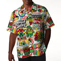 Juneteenth Stickers Linen Hawaiian Shirt Hawaiian Shirt Tianci 