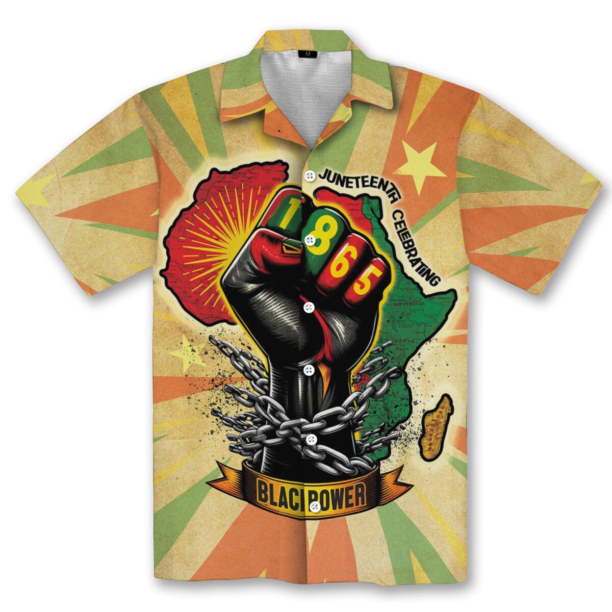 Resilience of Freedom Juneteenth Linen Hawaiian Shirt Hawaiian Shirt Tianci 