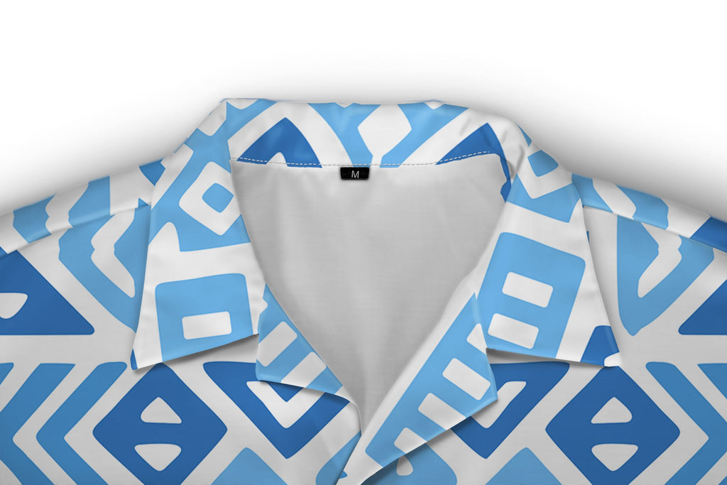 Sapphire Tribal Hawaiian Shirt Hawaiian Shirt Tianci 