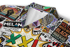 Black King's Time Stickers Hawaiian Shirt Hawaiian Shirt Tianci 
