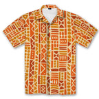 Tribal Sunset Mosaic Hawaiian Shirt Hawaiian Shirt Tianci 