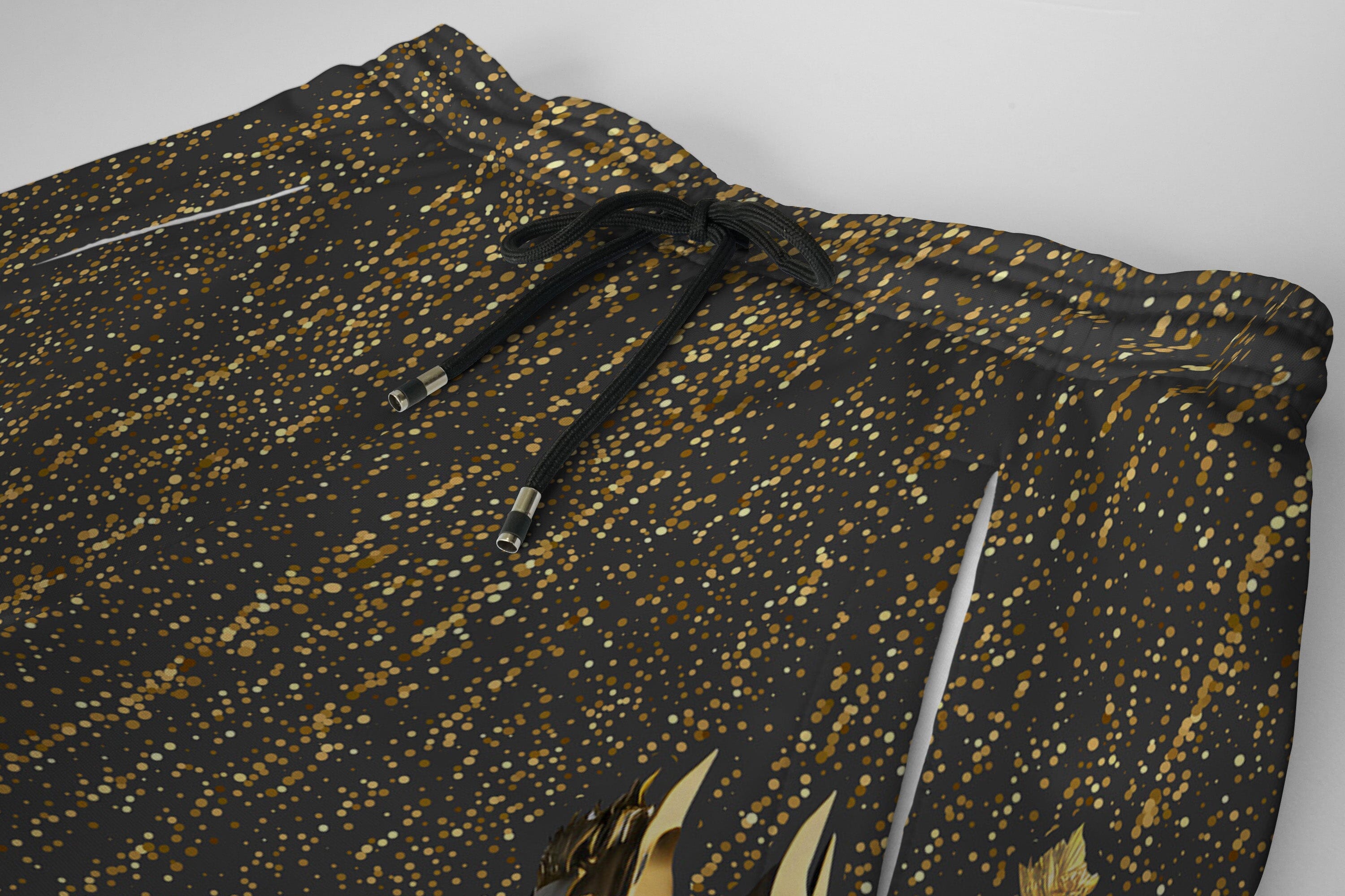 Black and Gold Lion Joggers Joggers Tianci 