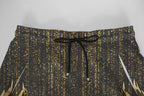 Black and Gold Lion Joggers Joggers Tianci 