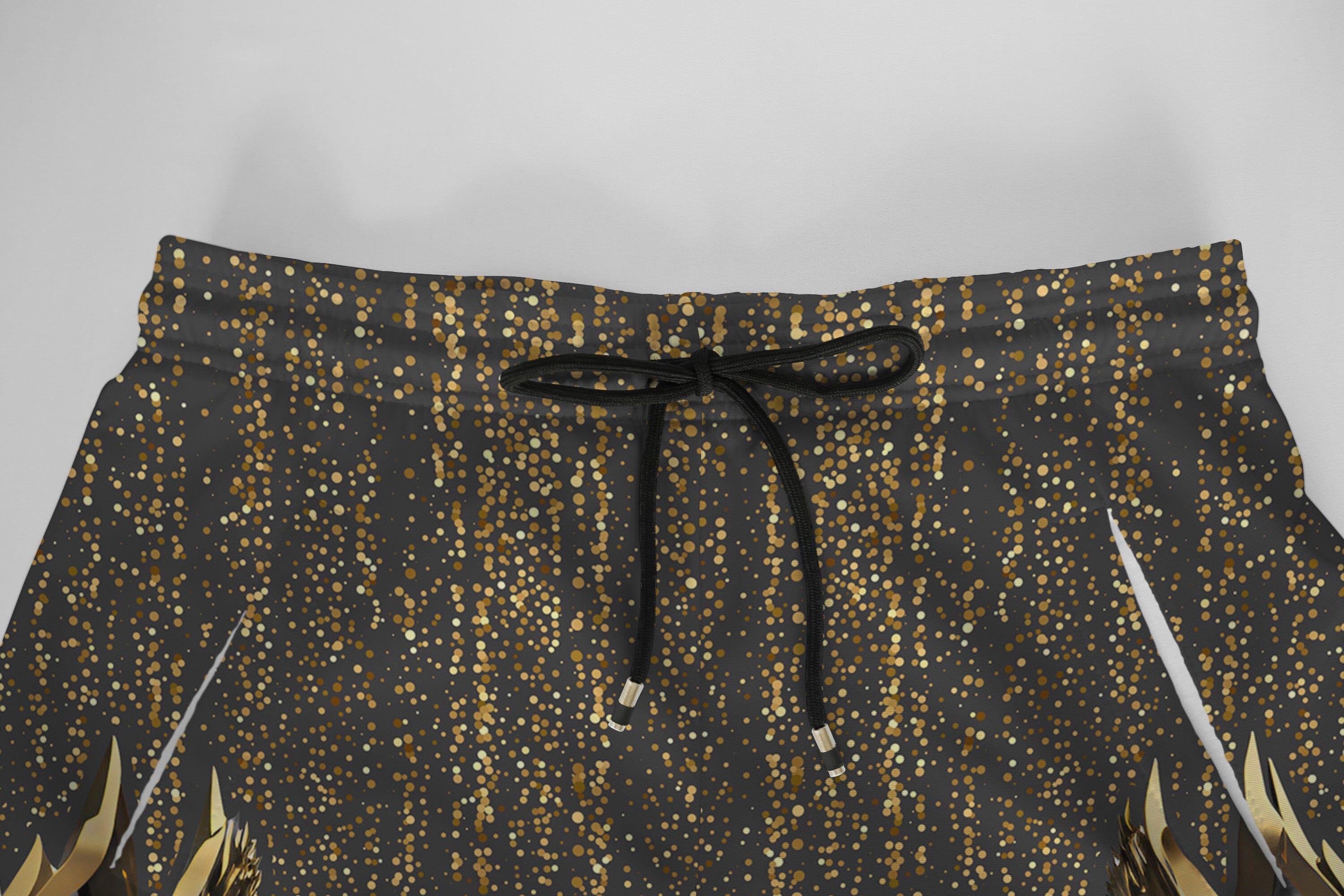Black and Gold Lion Joggers Joggers Tianci 