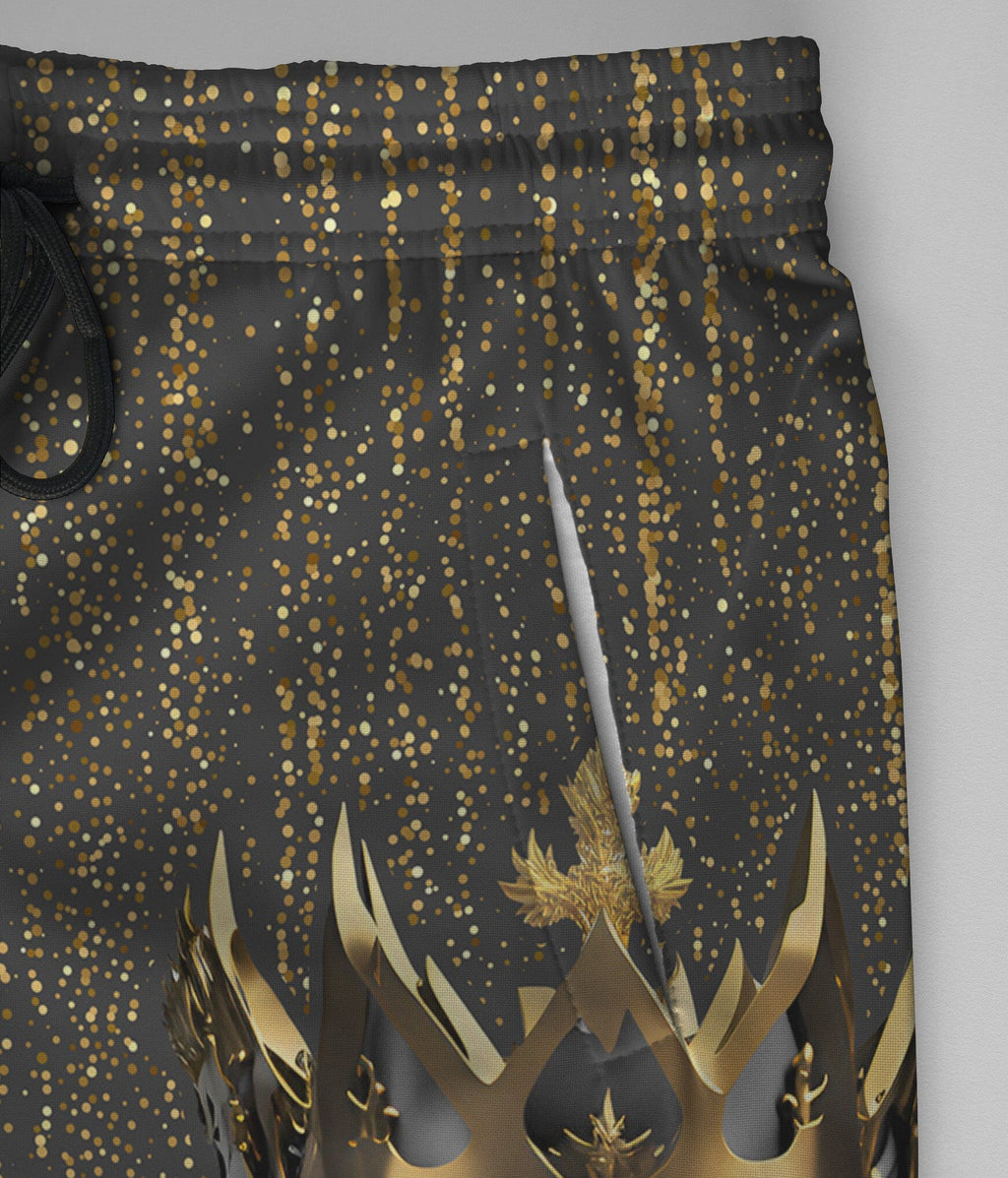 Black and Gold Lion Joggers Joggers Tianci 