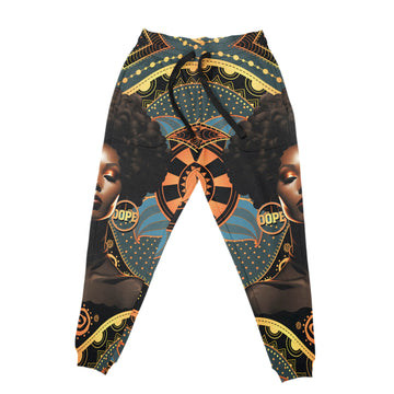 Powerful Woman in Patterns Joggers