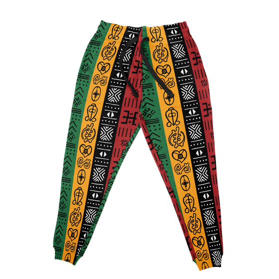 African Symbols In Pan African Colors Joggers Joggers Tianci