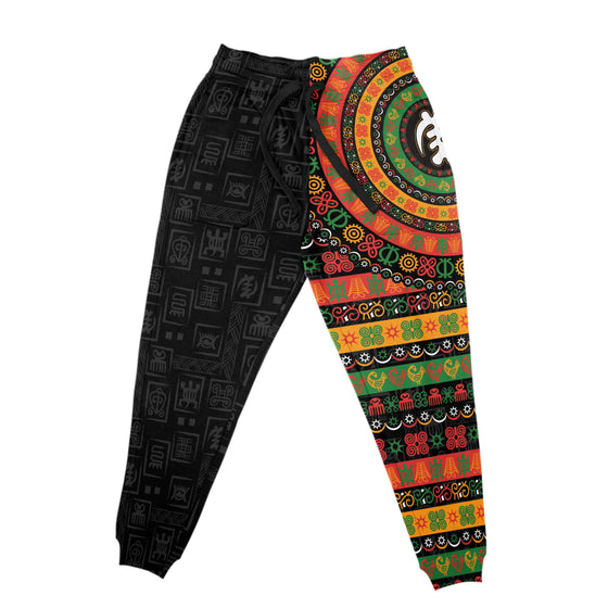 Adinkra Symbols Print Joggers Joggers Tianci