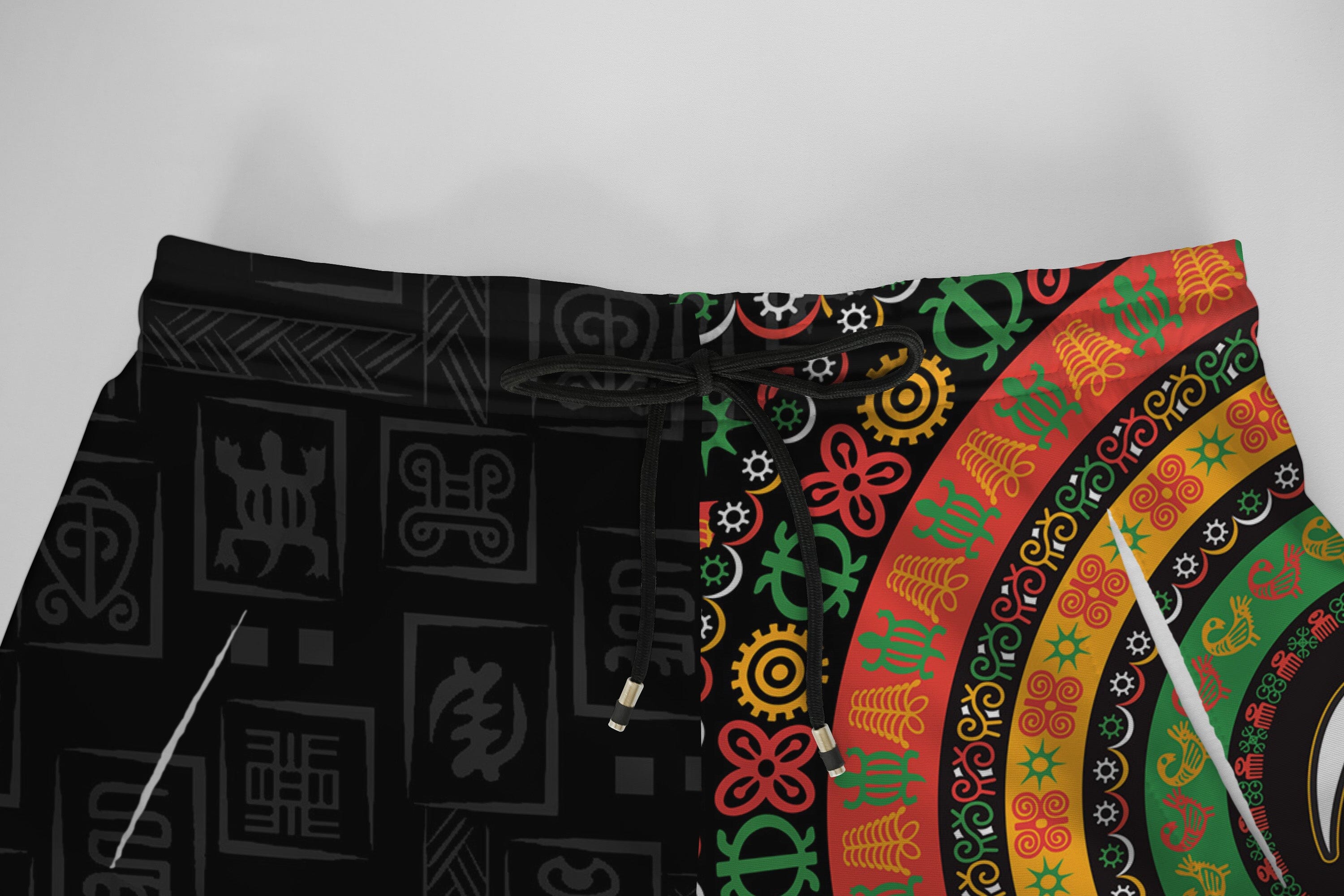 Adinkra Symbols Print Joggers Joggers Tianci 