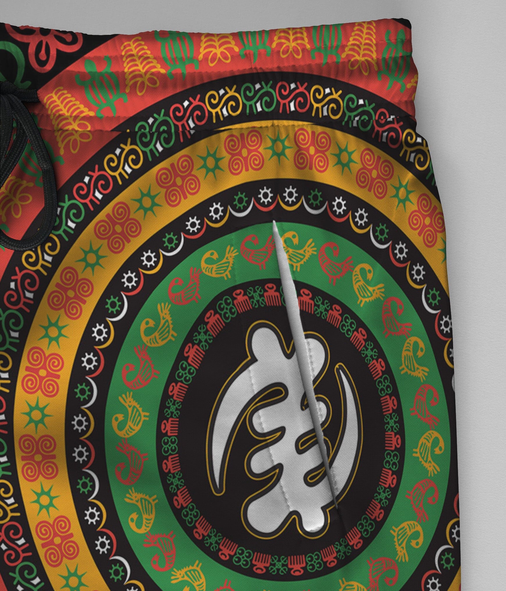 Adinkra Symbols Print Joggers Joggers Tianci 