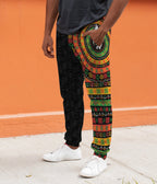 Adinkra Symbols Print Joggers Joggers Tianci 