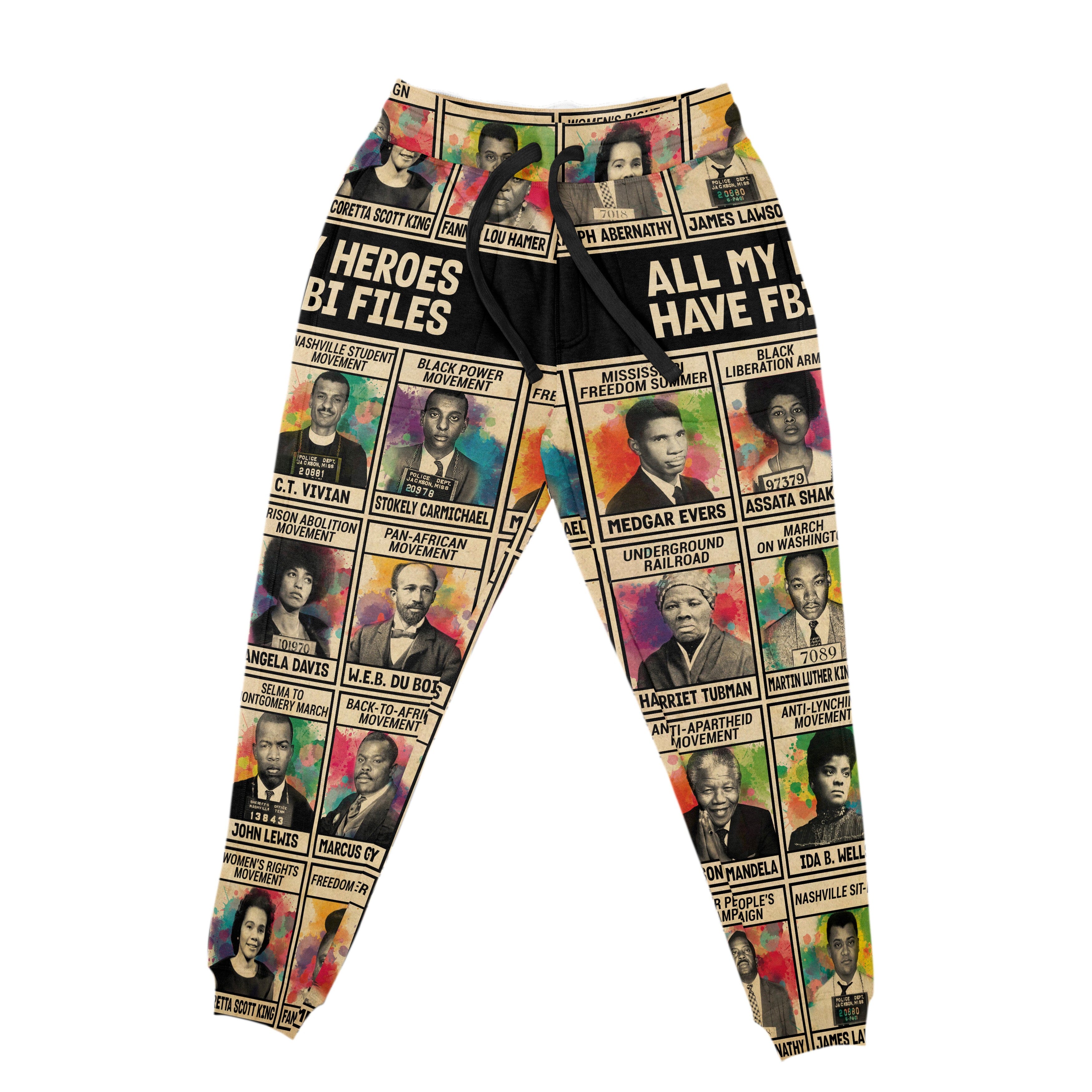 All My Heroes Have FBI Files Joggers Joggers Tianci 